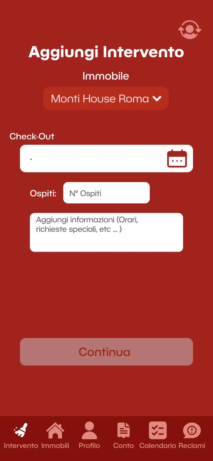 App Custodi Appia — Richiedi un intervento di pulizia